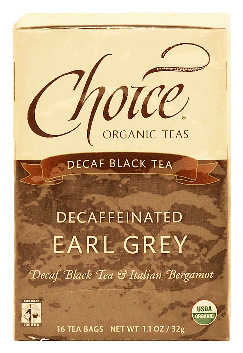 Choice Earl Grey decaffeinated black tea & italian bergamot, 16-bags Full-Size Picture